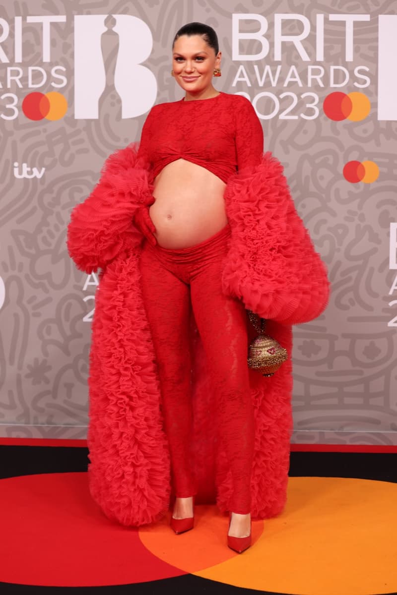 brit awards celebrities red carpet 