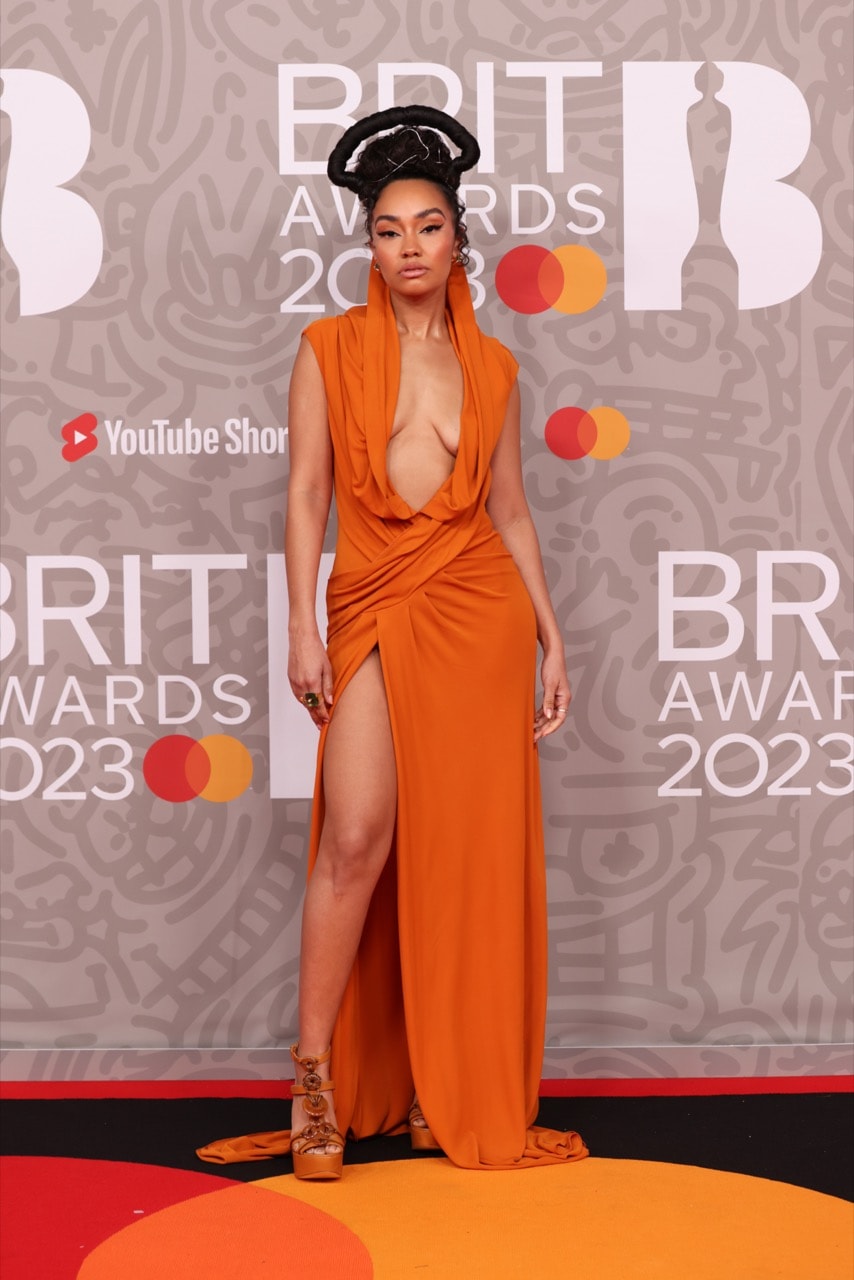 brit awards celebrities red carpet 