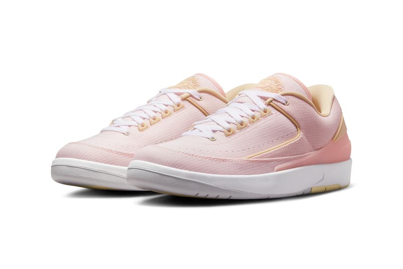 air jordan 2 atmosphere sneakers nike pink seersucker spring