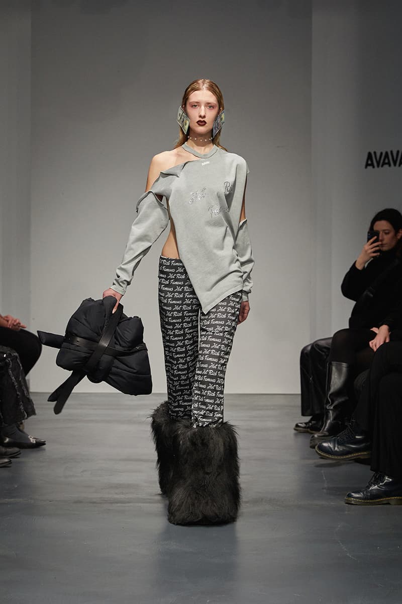 beate karlsson avavav milan fashion week runway clothes breaking models