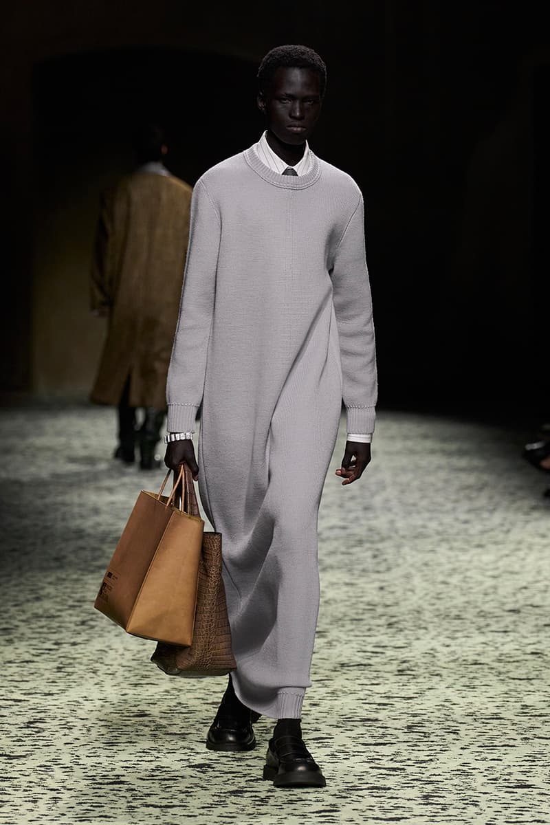 matthieu blazy bottega veneta milan fashion week runway green 