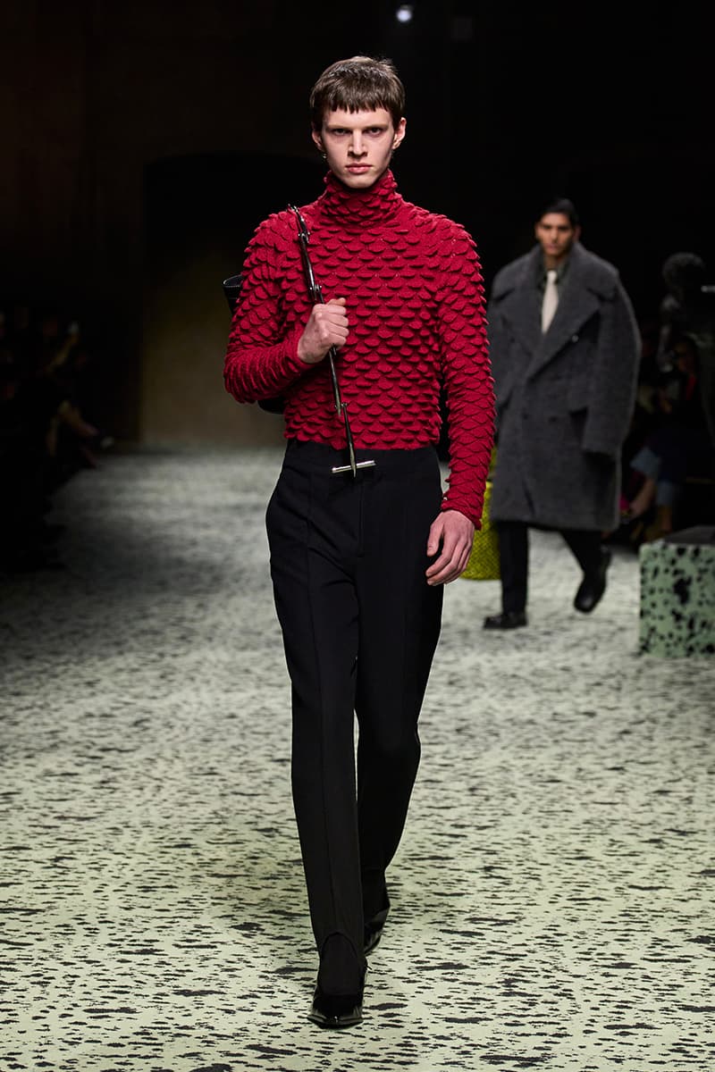 matthieu blazy bottega veneta milan fashion week runway green 