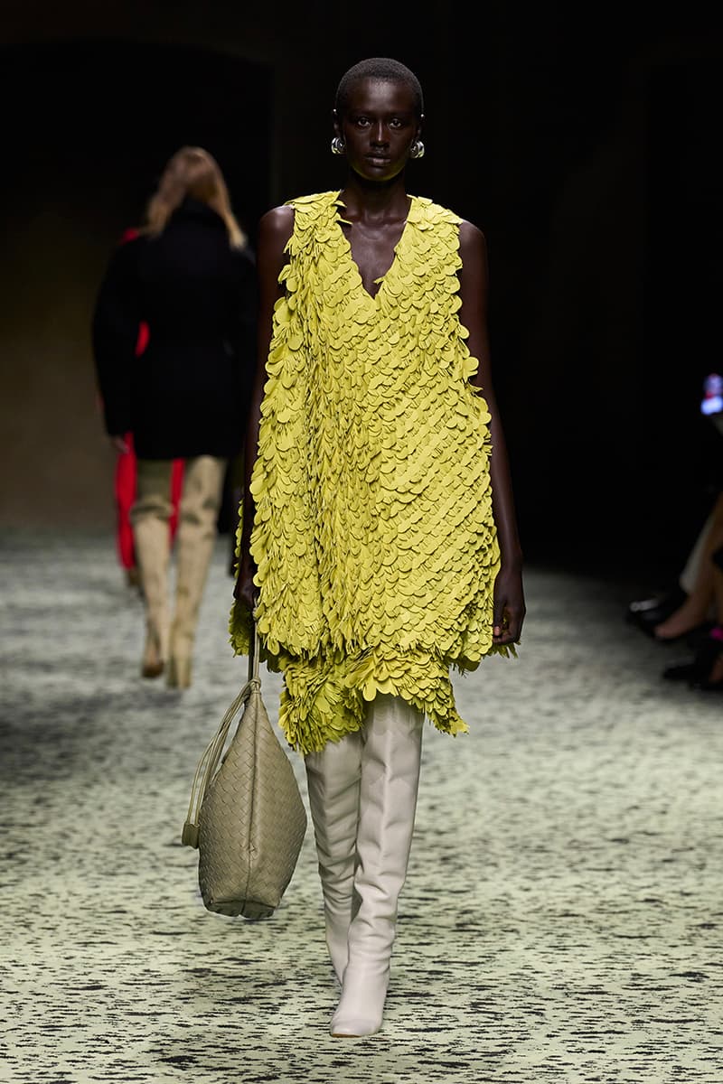 matthieu blazy bottega veneta milan fashion week runway green 