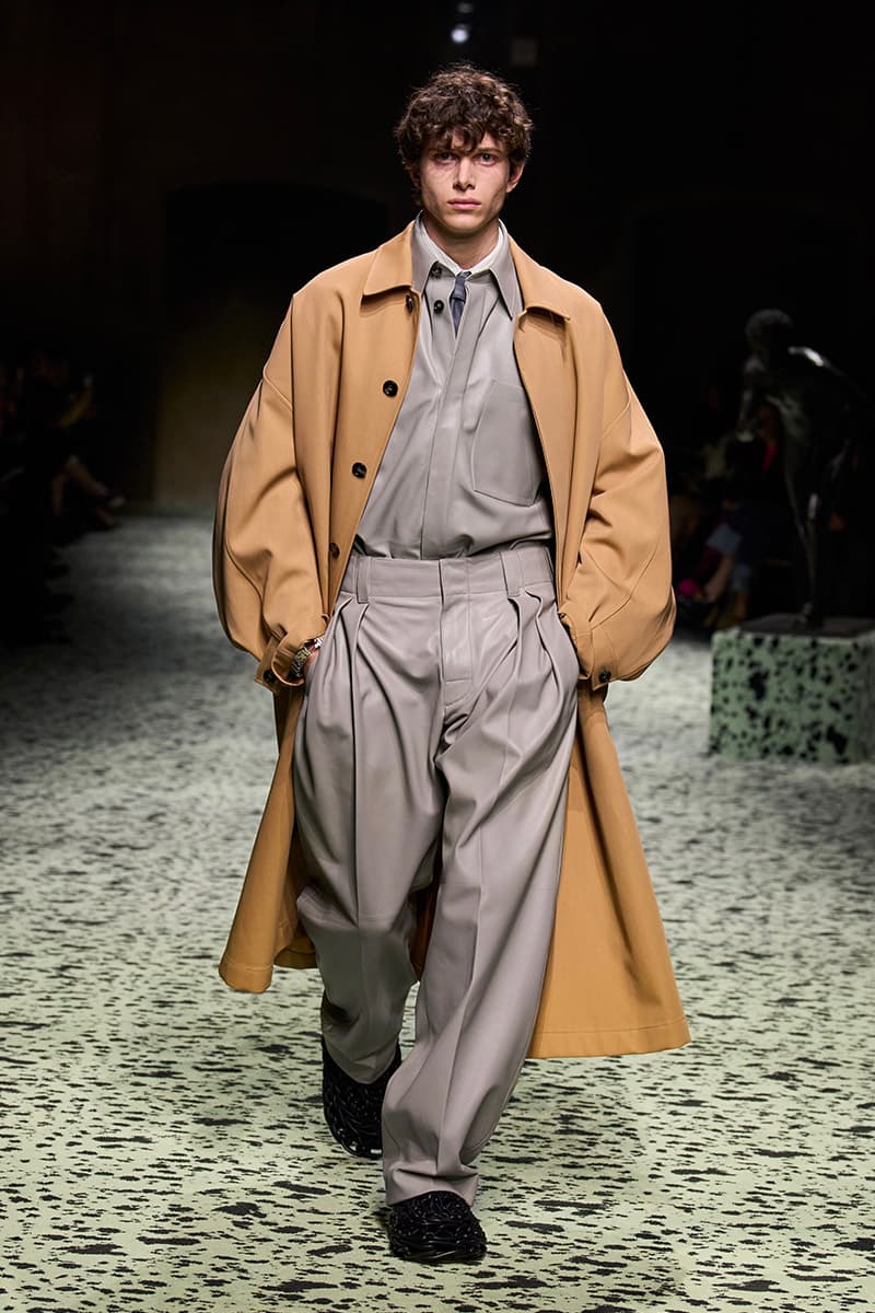 matthieu blazy bottega veneta milan fashion week runway green 