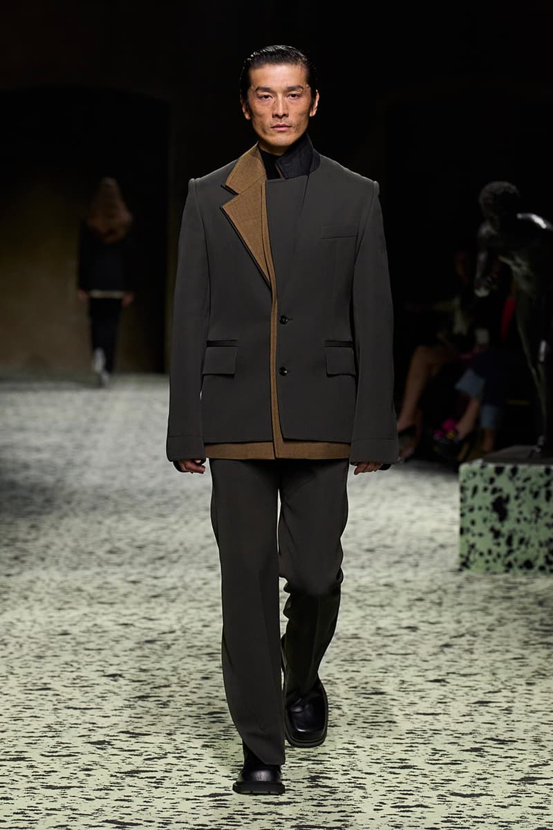 matthieu blazy bottega veneta milan fashion week runway green 