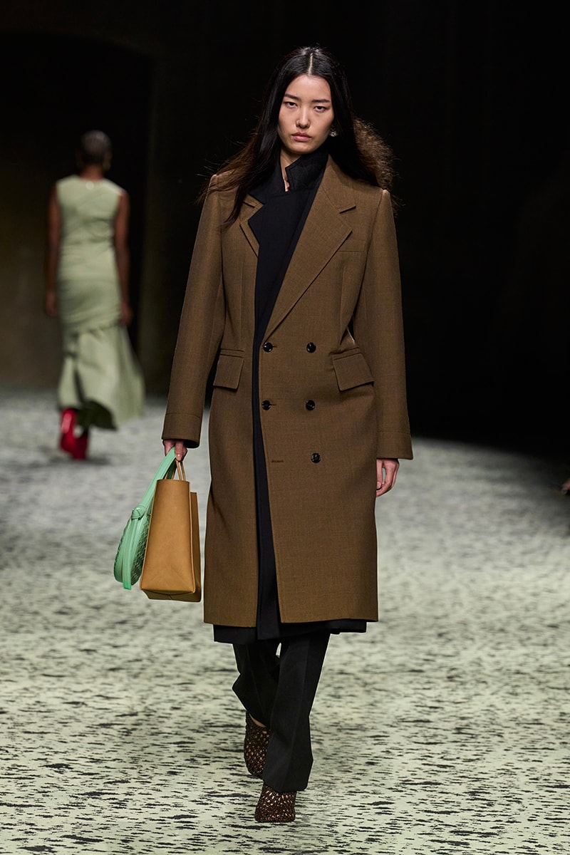matthieu blazy bottega veneta milan fashion week runway green 