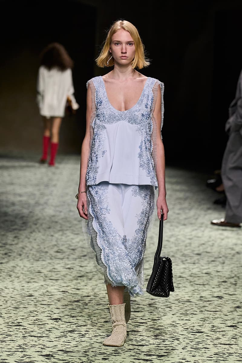 matthieu blazy bottega veneta milan fashion week runway green 