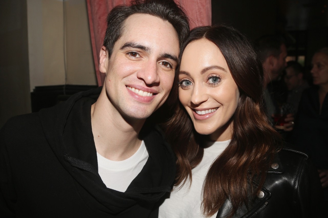 brendon urie wife sarah panic at the disco baby welcome first child 