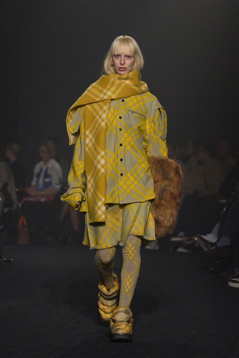 Burberry Daniel Lee Fall Winter Debut Runway London Fashion Week Images Highlights