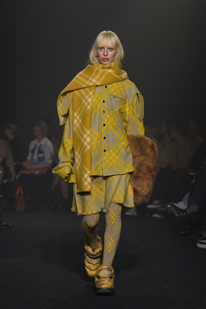 Burberry Daniel Lee Fall Winter Debut Runway London Fashion Week Images Highlights