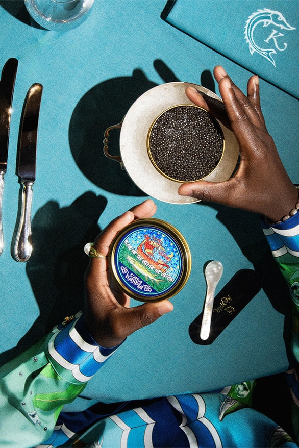 casablanca caviar paris collaboration food shirts restaurant