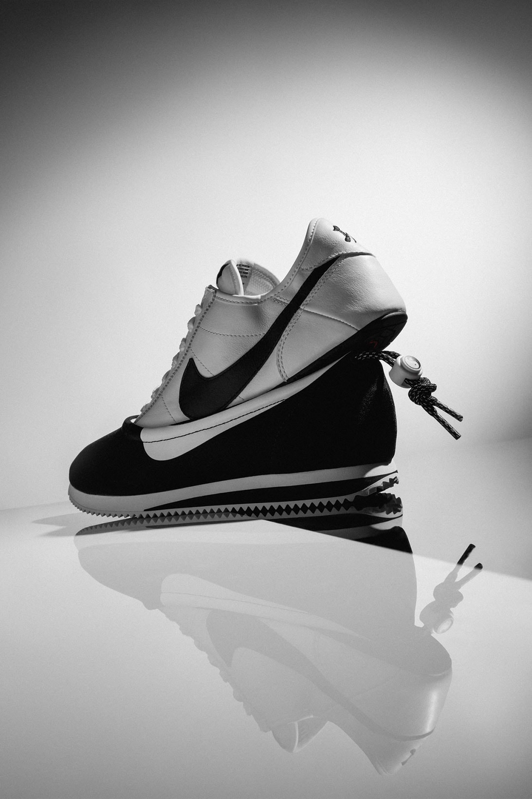 CLOT x Nike Cortez CLOTEZ Black/White Official Look