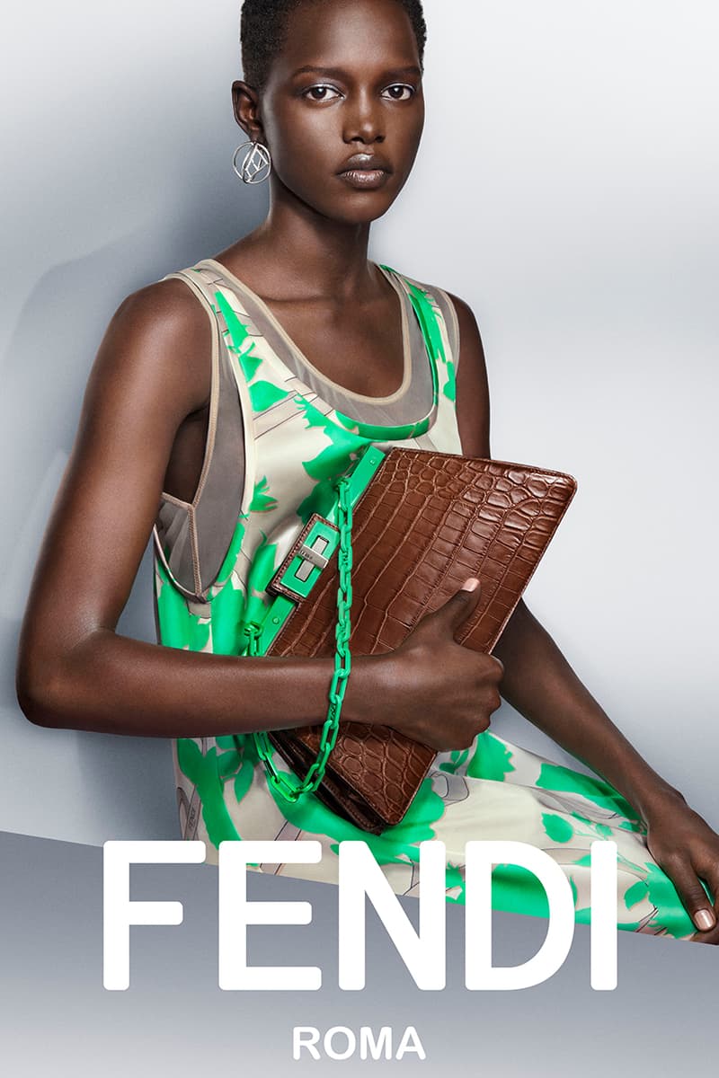 fendi womenswear spring summer campaign bags dresses