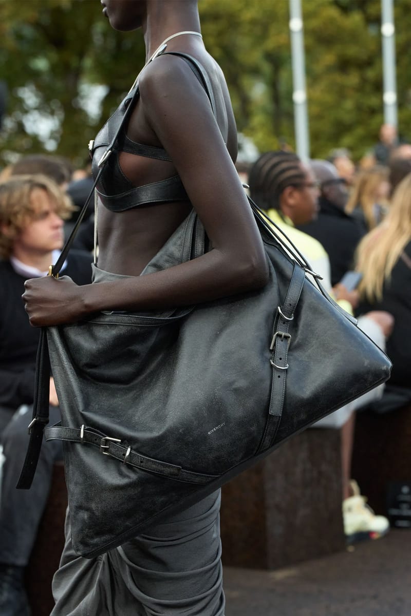 Givenchy Parfums Black Faux Suede Purse Handbag Lap Top Tote Bag Travel 2  Straps | eBay
