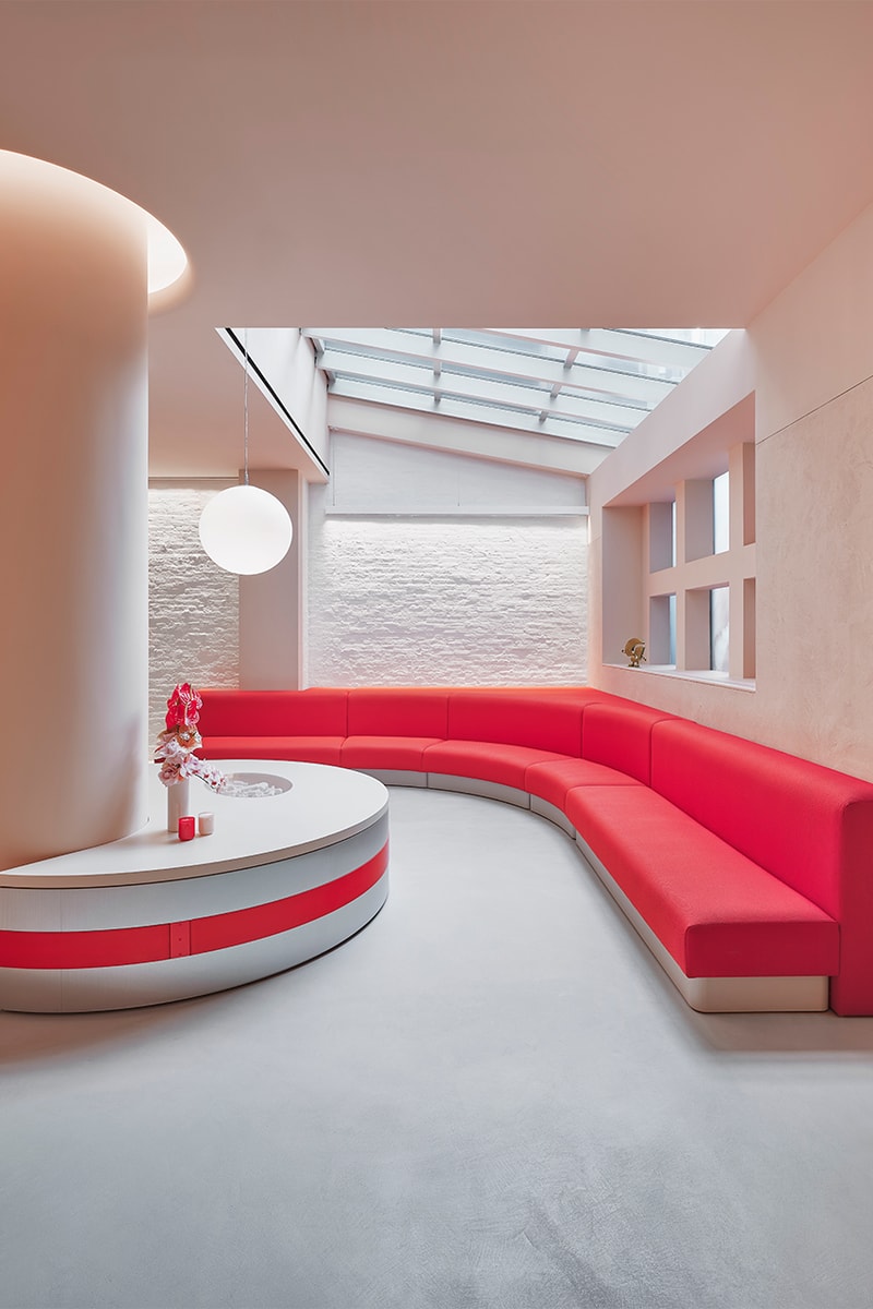 Glossier Soho NYC, Sitting Area