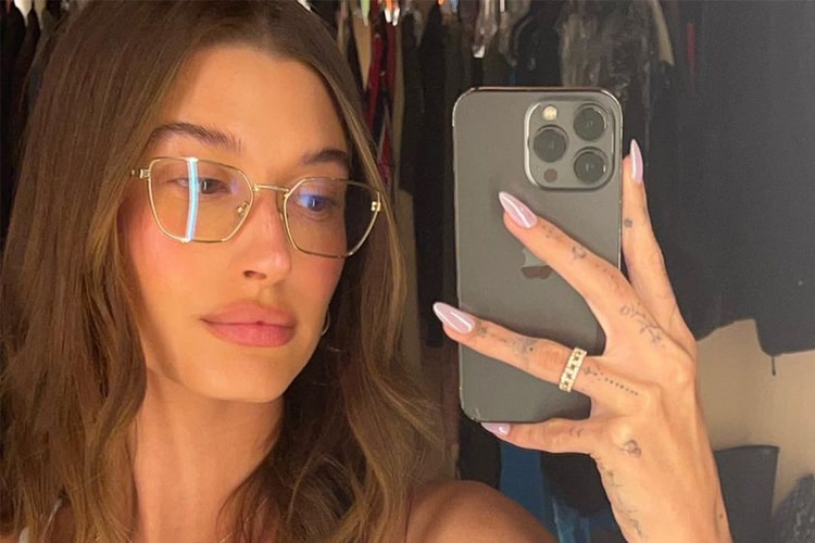 Hailey Bieber's "Candy Glazed" Nails Are Going To Be Everywhere for Valentine's Day
