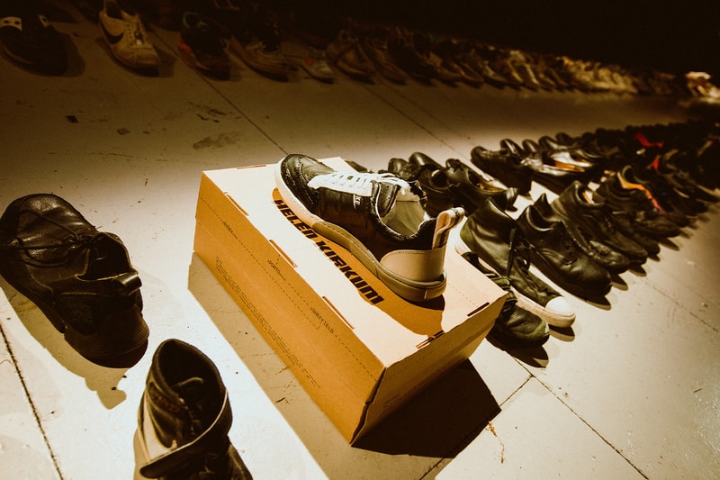 helen kirkum london fashion week fall winter 2023 presentation palimpsest sneaker