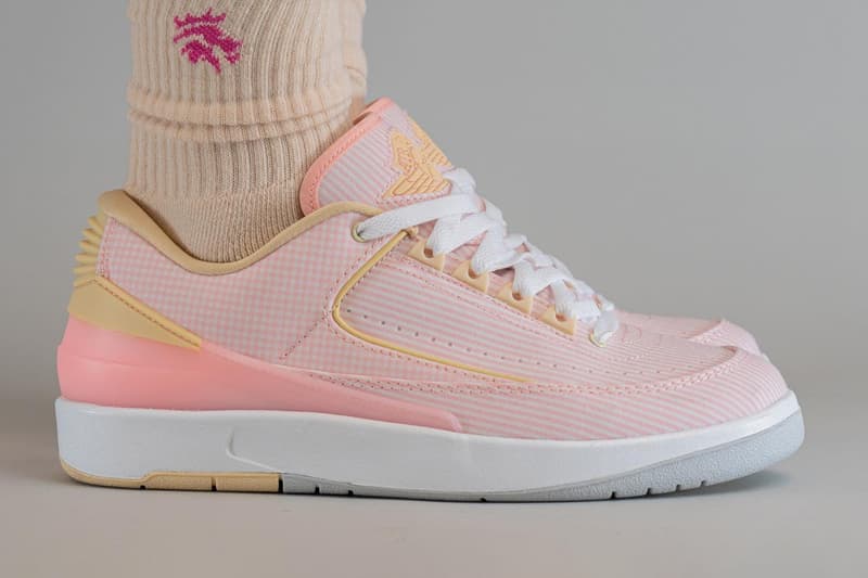 air jordan 2 atmosphere sneakers nike pink seersucker spring