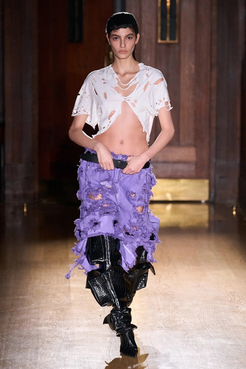 natasha zinko london fashion week runway monster green