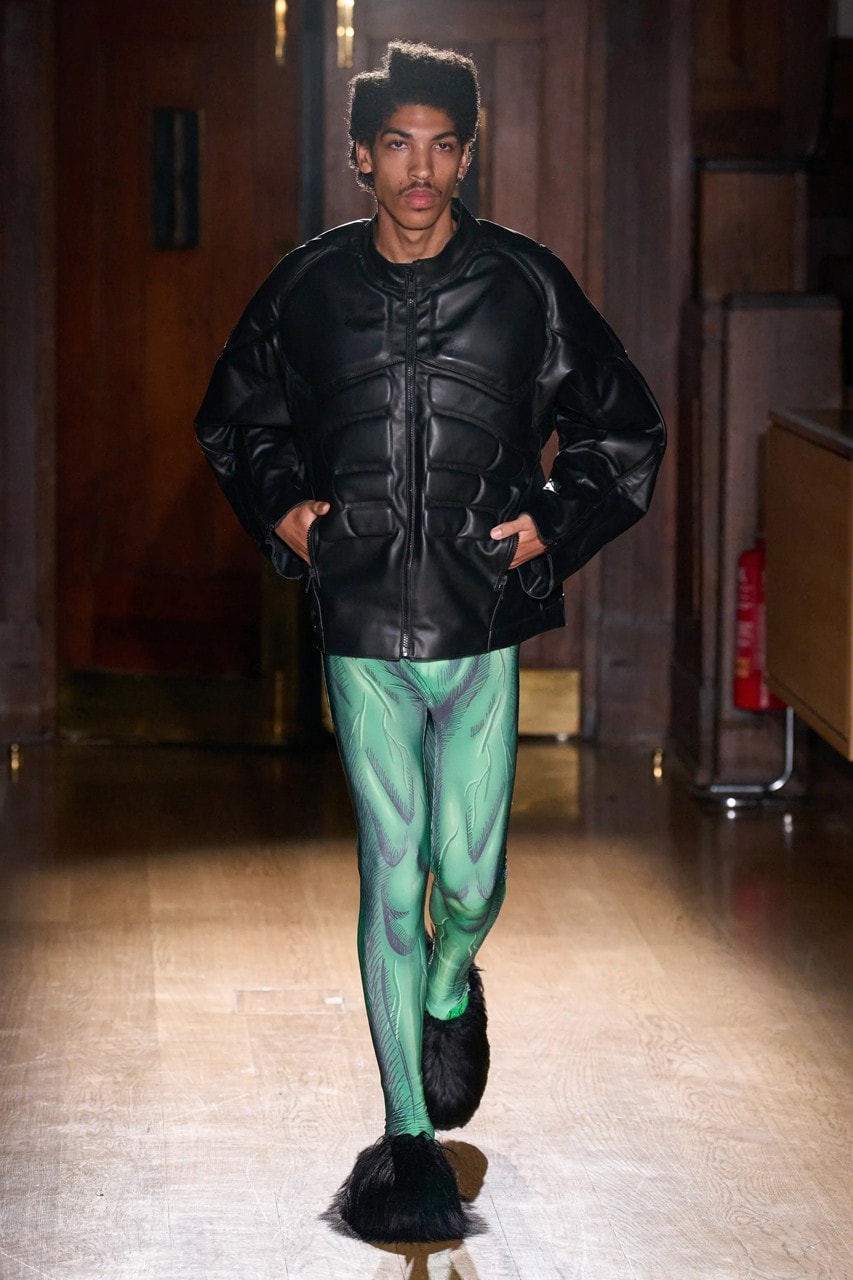 natasha zinko london fashion week runway monster green