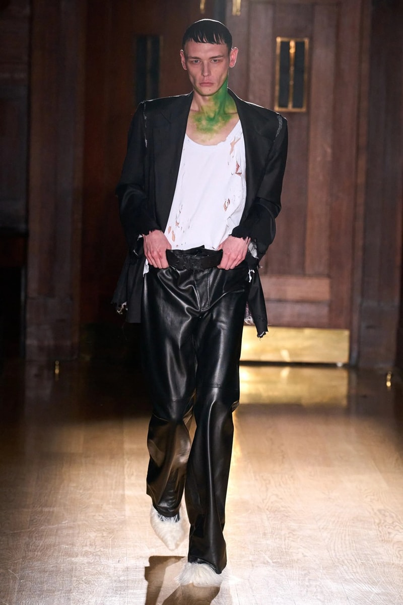 natasha zinko london fashion week runway monster green