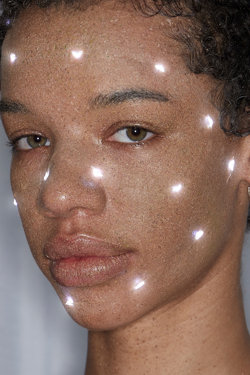 Mowalola LFW 23 Isamaya Ffrench LED-light freckles