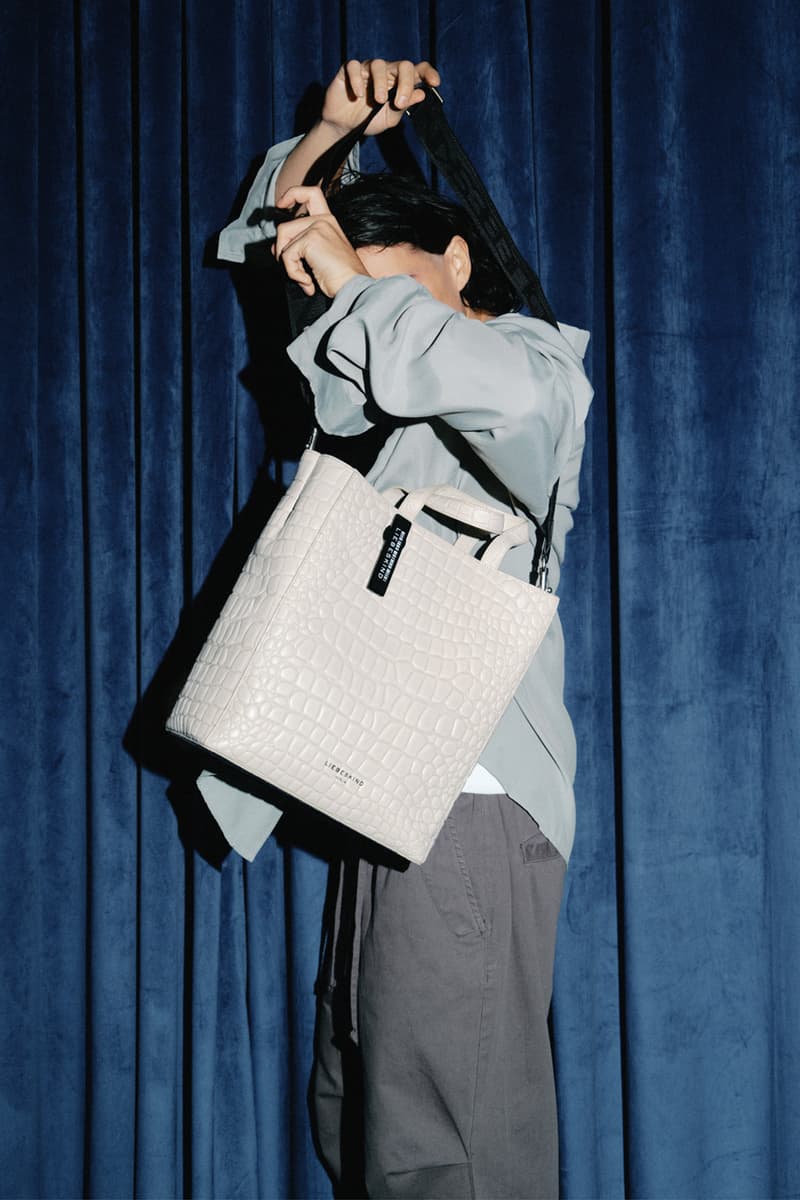 liebeskind berlin ss23 campaign cinema Gina Stiebitz Leo Altaras Larger than life handbags alma chelsea paper alessa 