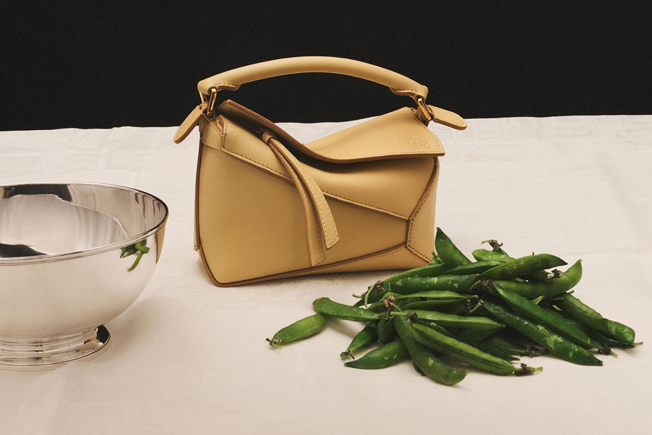 loewe spring summer women's campaign shoes bags flowers