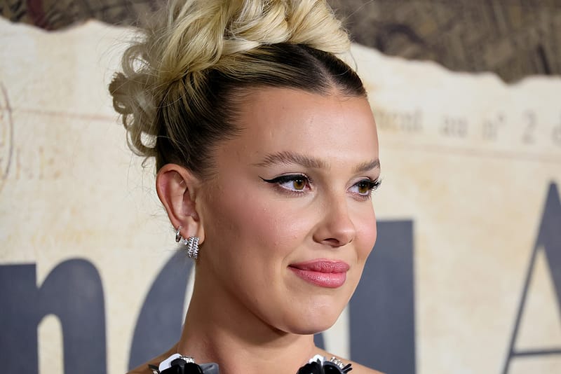 Millie Bobby Brown Is Unrecognizable With Dark Brunette "French Girl Bob"