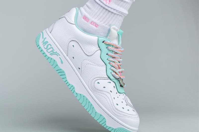 mschf super normal sneakers white mint trainer shoe colors