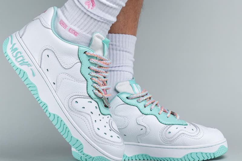 mschf super normal sneakers white mint trainer shoe colors