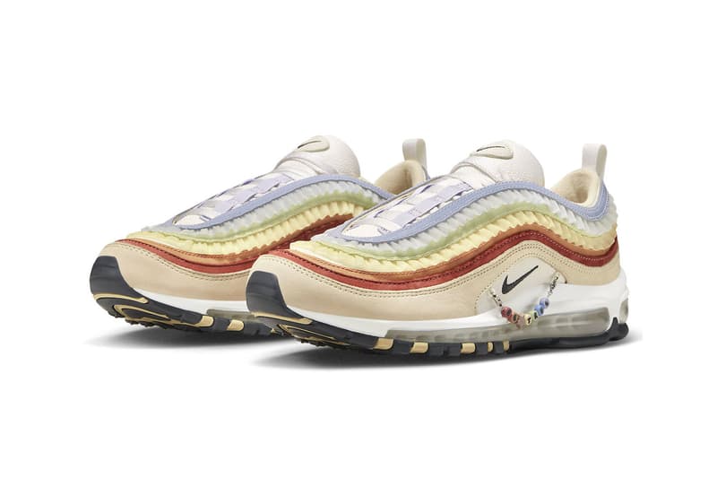 Nike Air Max 97 Be True Removable Charm Bracelet Pink Oxford Anthracite-Adobe Release Images