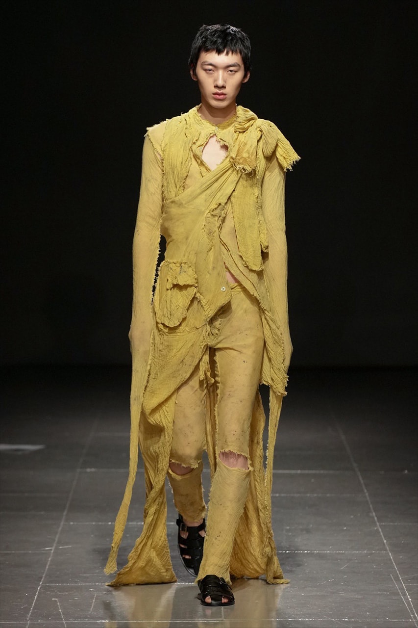 paolo carzana fall winter 2023 runway collection london fashion week