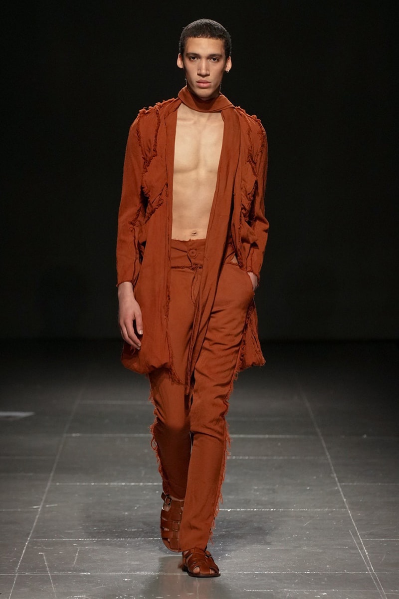 paolo carzana fall winter 2023 runway collection london fashion week