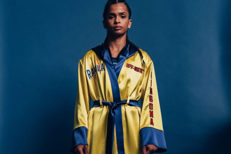 Off-White™ Designs Custom Kit for Ramla Ali's First Professional Title Fight
