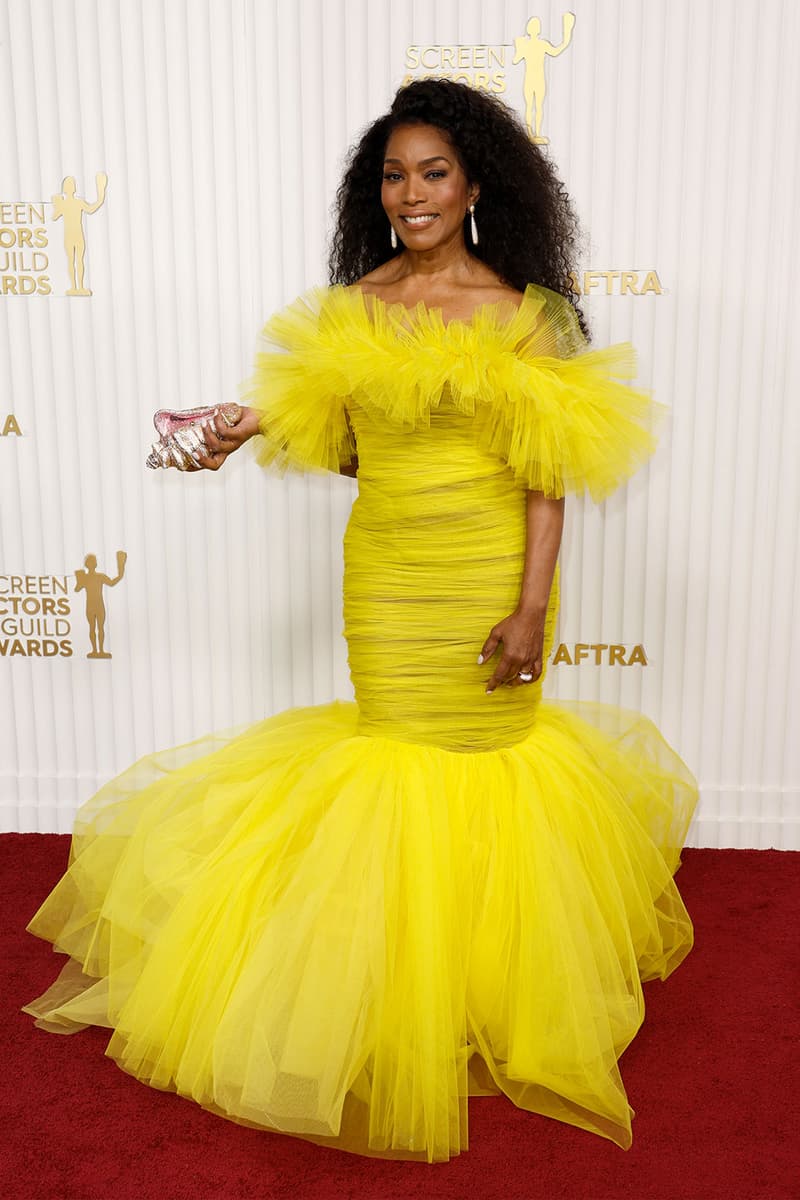 SAG Awards 2023 Best Dressed Red Carpet Celebrities Giambattista Valli Angela Bassett