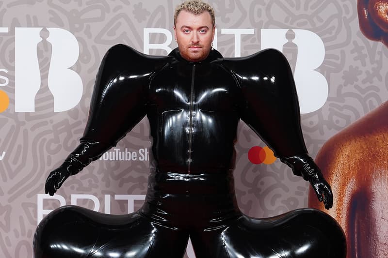 sam smith harri uk emerging designer brit awards black latex