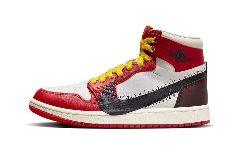 teyana taylor air jordan 1 high sneaker red black