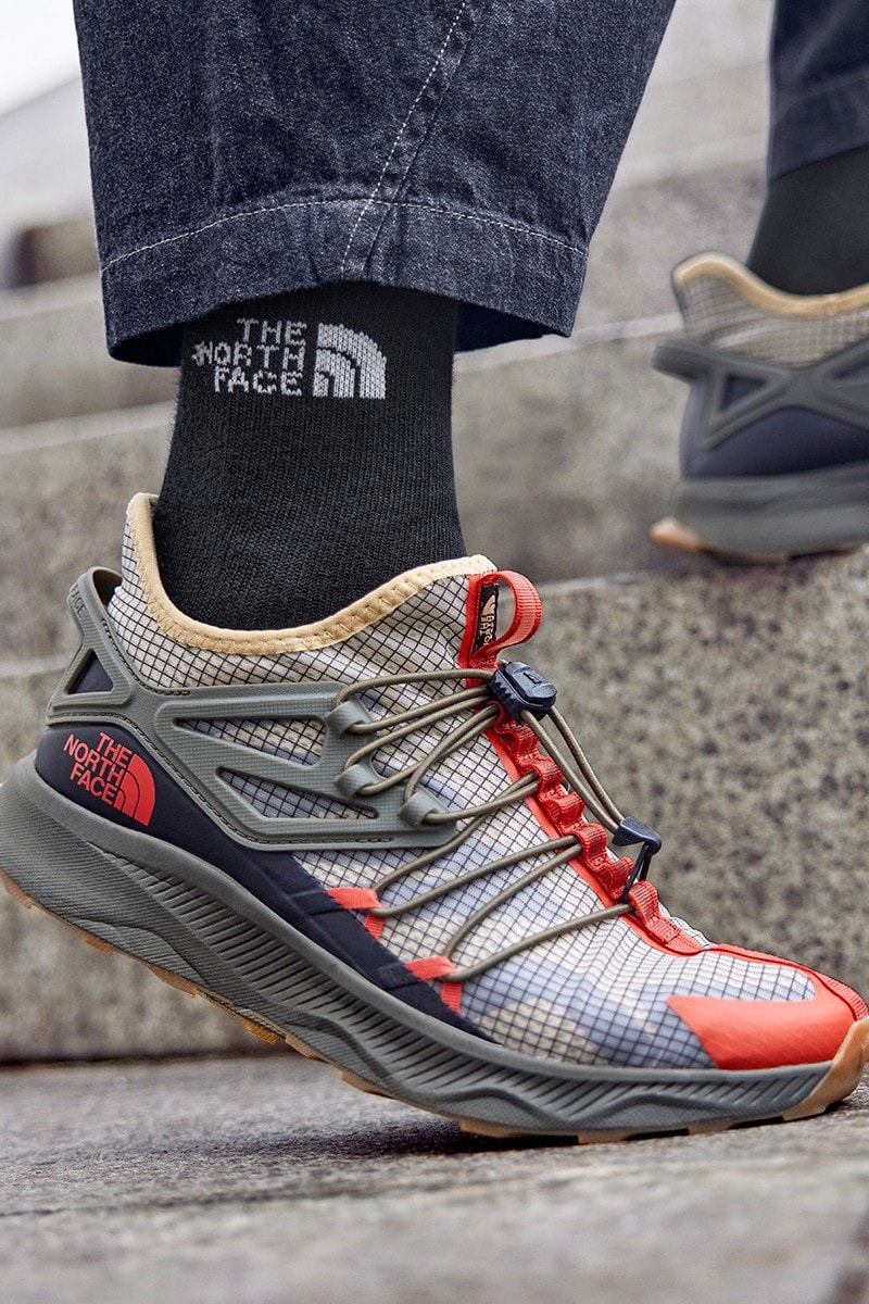 the north face spring summer 2023 reawaken collection lookbook outerwear sneakers footwear