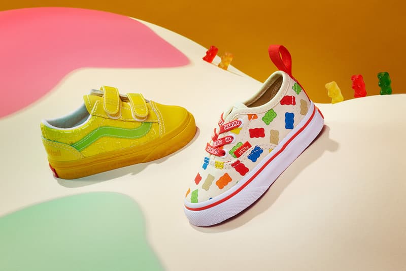 vans haribo collaboration release info sk8-hi old skool slip-on footwear apparel hoodies kids' sneakers