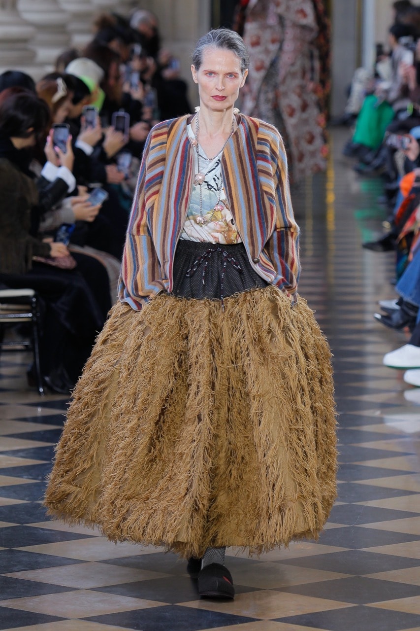 vivienne westwood paris show runway platform boots lace punk skirts
