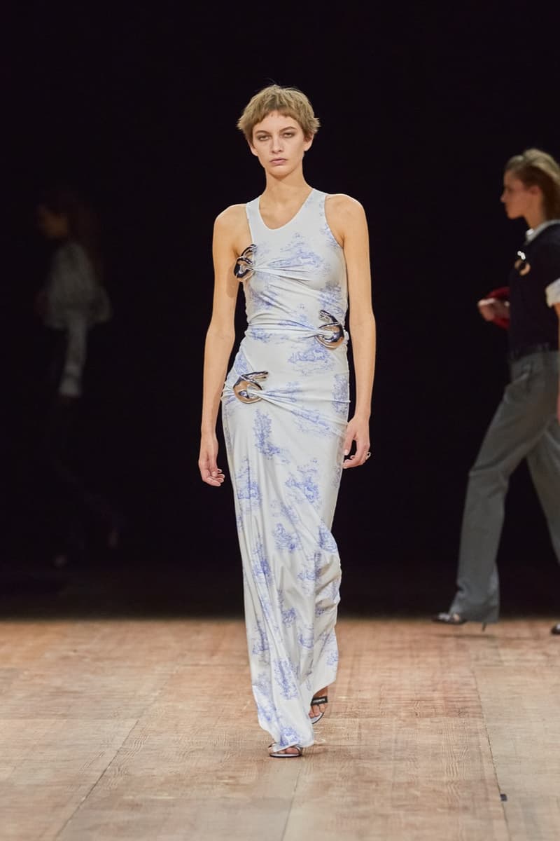 coperni paris fashion week runway robots dresses