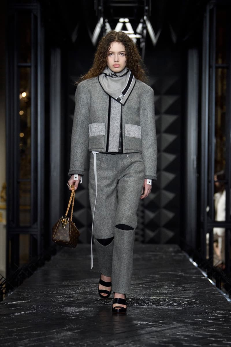 louis vuitton fw23 show runway paris clothes glasses