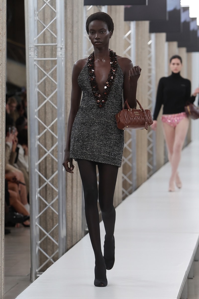 miu miu fall winter emma corrin zaya wade paris runway show