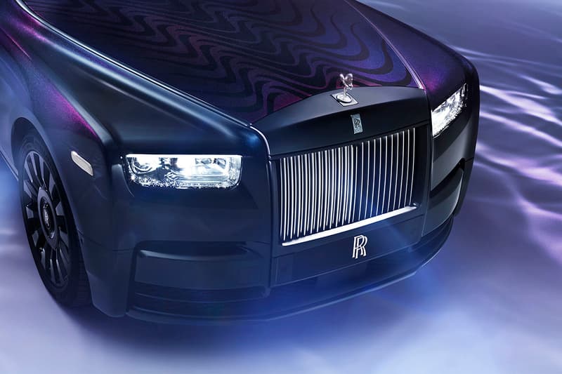 iris van herpen rolls-royce phantom syntopia luxury automobile cars weaving water bespoke vehicles 