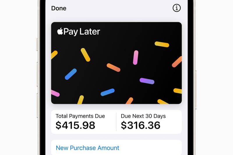 Apple Launches a Buy Now, Pay Later Service