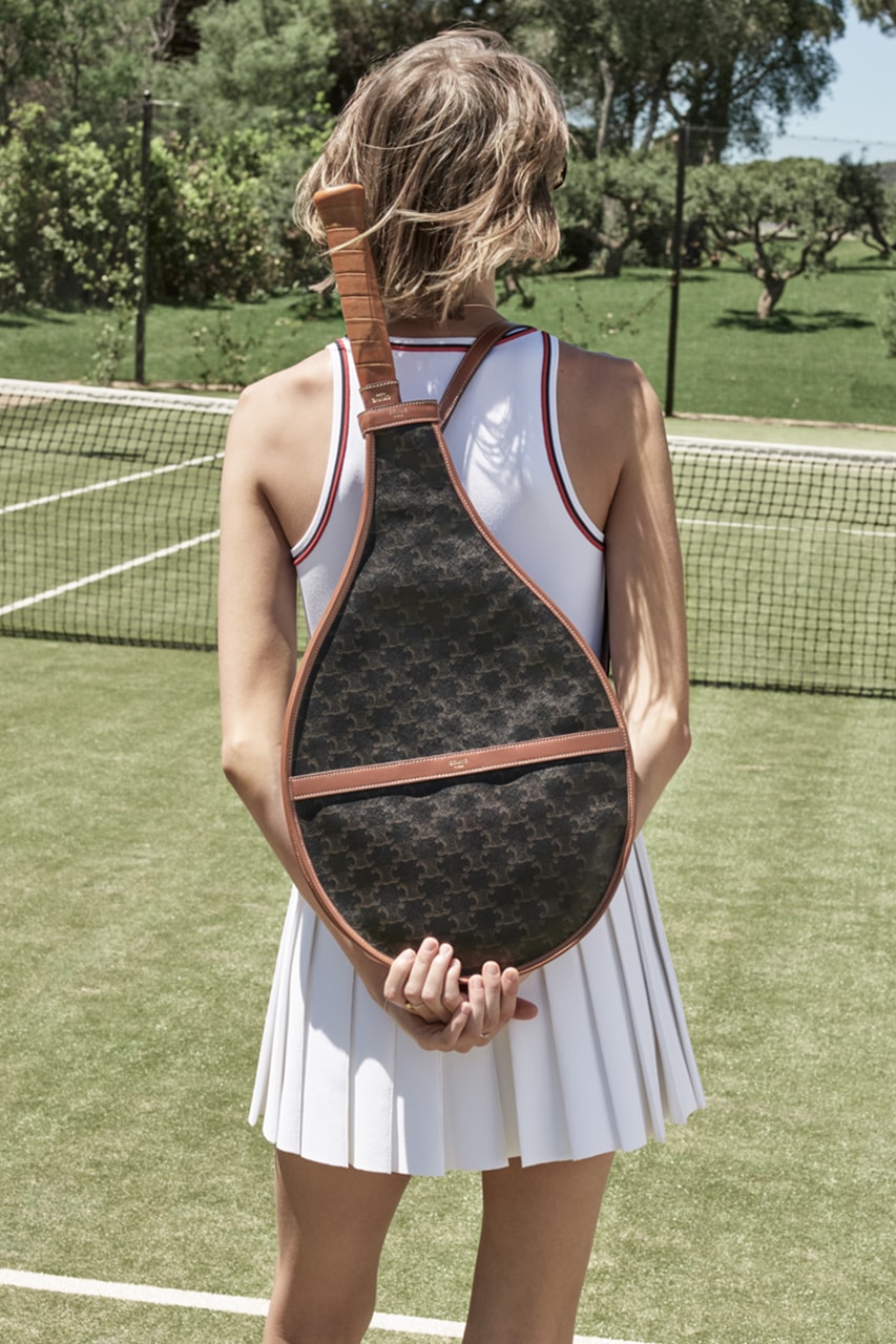 celine tennis spring 2023 collection dresses skirts rackets