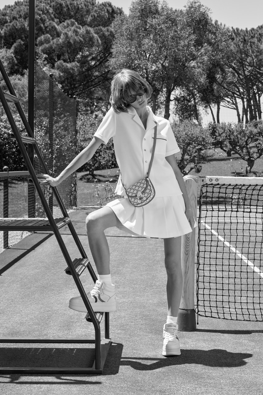 celine tennis spring 2023 collection dresses skirts rackets
