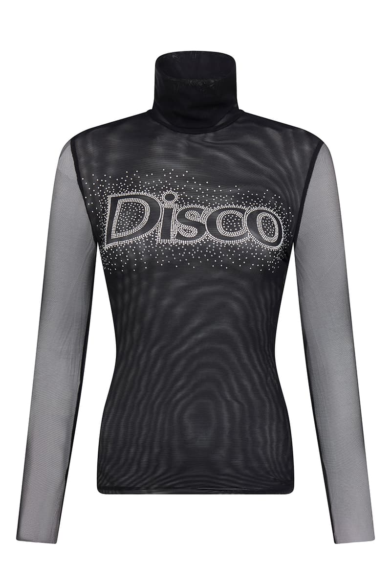 christopher kane more joy disco collection dresses bodysuits long sleeve top tote bags t-shirts