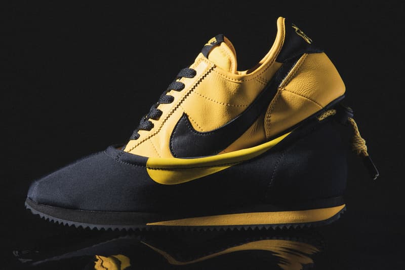 CLOT Nike Cortez CLOTEZ Collaboration Bruce Lee Yellow Black Images Release Info